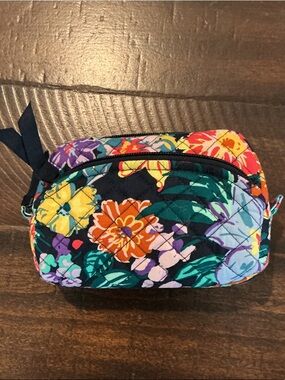 Vera Bradley Mini Cosmetic case in Happy Blooms (retired).
